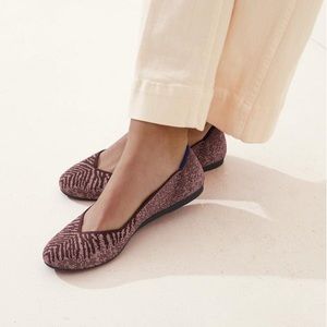 Rothys desert metallic ballet flats